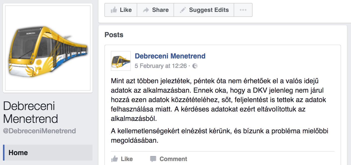 Így nem lesz okos város Debrecenből – feljelentették a Debreceni Menetrend app fejlesztőjét