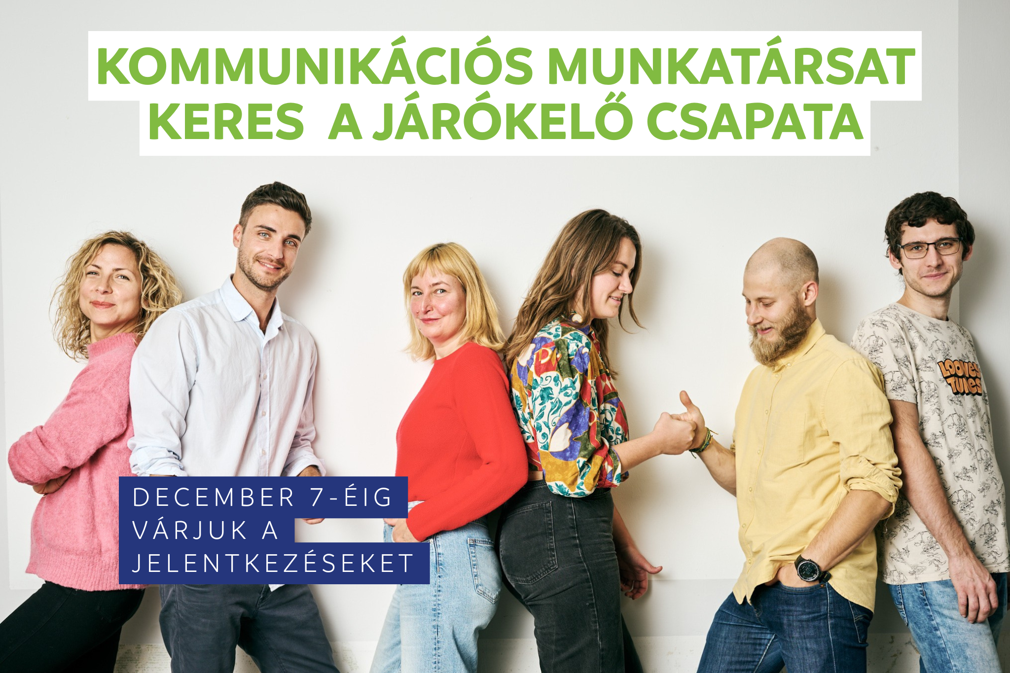 Kommunikációs munkatársat keres a Járókelő csapata