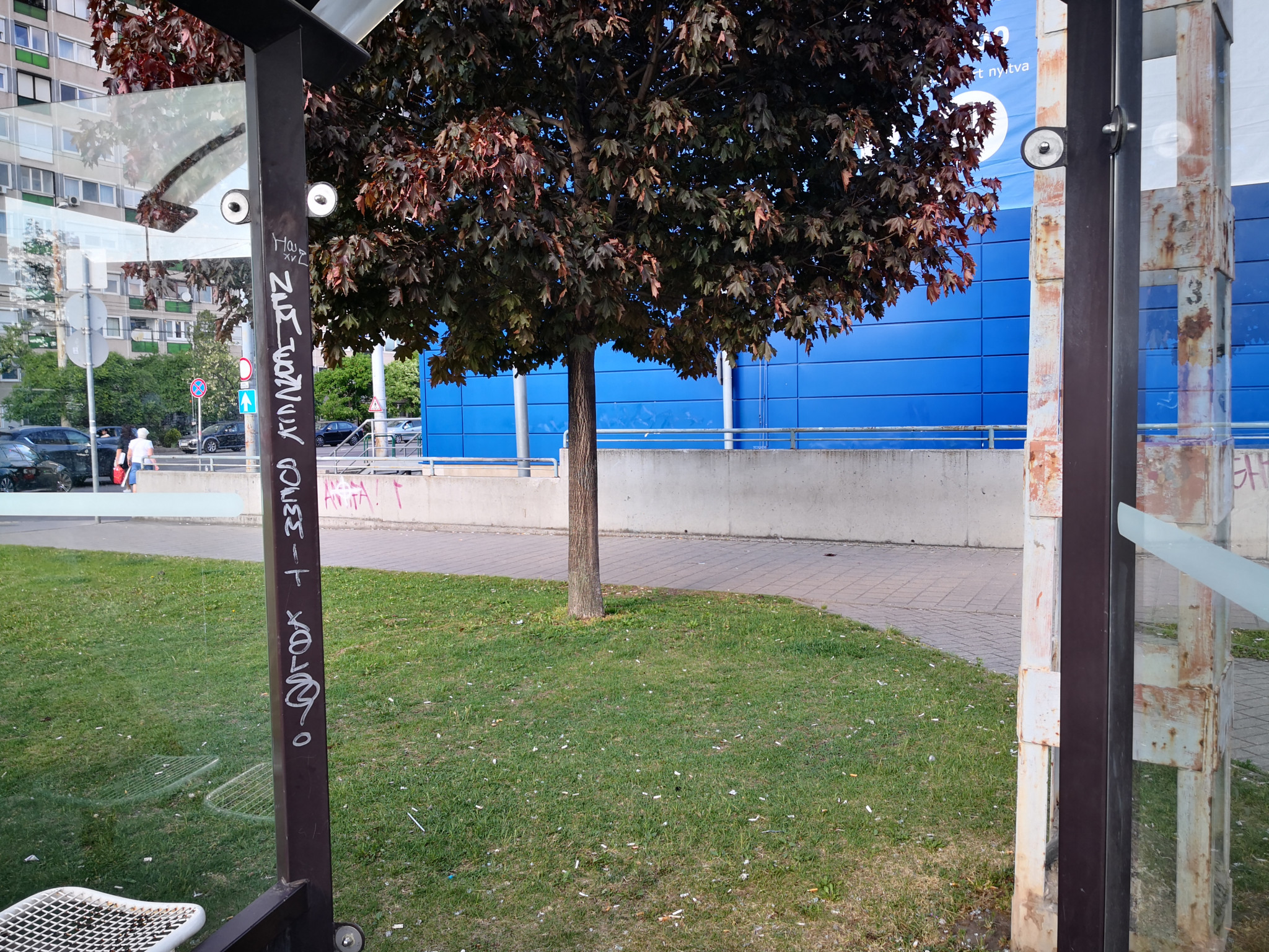 itt valaha üveg volt 