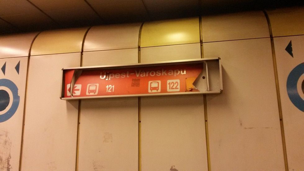 Újpest-Városkapu metrómegálló - Fotó: Lukács Máté